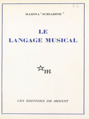 cover image of Le langage musical